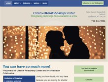 Tablet Screenshot of creativerelationshipcenter.com